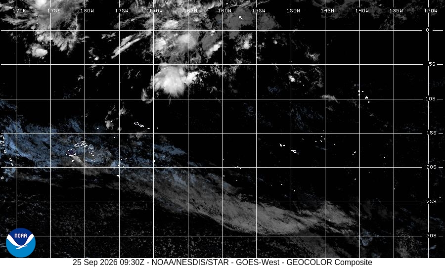 A satellite image of SOUTH OF THE BIG ISLAND — HURRICANE NOLO STRENGTHENS UNDER A WARNING, from NOAA/NESDIS/STAR, .